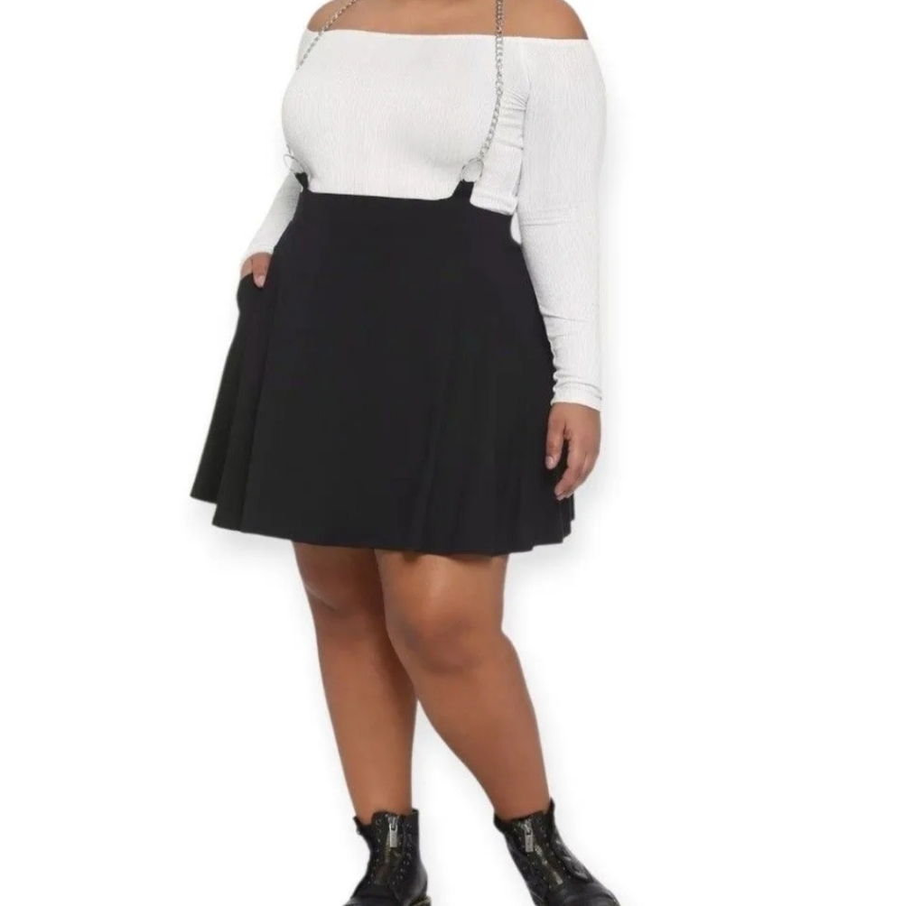 Black Dress with Chain Detail